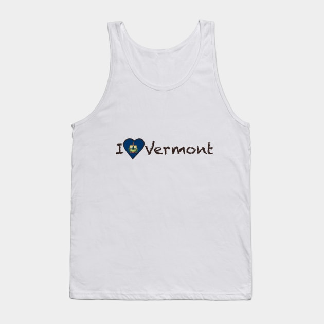 I Love Vermont Tank Top by JellyFish92